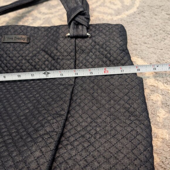 Vera Bradley Large Tote Navy Quilted - Picture 2 of 11